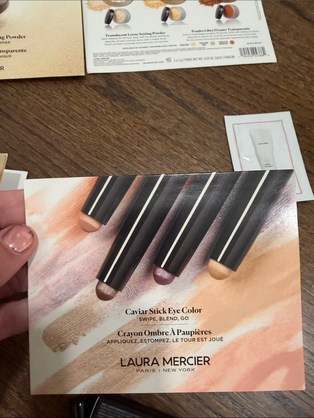 Laura Mercier Secret Camoflage/ Brighten and Correct Duo and makeup samples